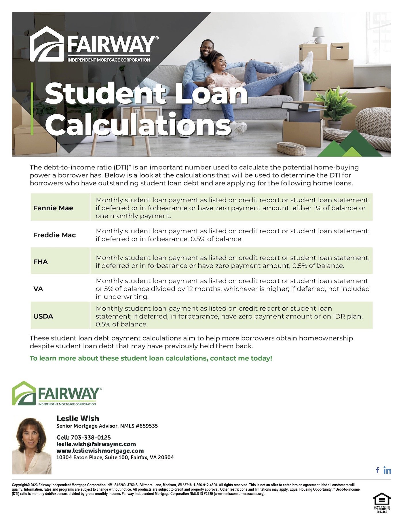 Student Loan Calculations Leslie Wish The Wish Team Student Loan Calculations Leslie Wish The Wish Team